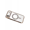 Newface Apple iPhone 17 Air Joke Simli Magneticsafe Kılıf - Gold