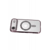 Newface Apple iPhone 17 Air Joke Simli Magneticsafe Kılıf - Pembe