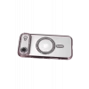 Newface Apple iPhone 17 Air Joke Simli Magneticsafe Kılıf - Pembe