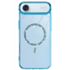Newface Apple iPhone 17 Air Live Diamond Magsafe Kapak - Mavi