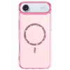 Newface Apple iPhone 17 Air Live Diamond Magsafe Kapak - Pembe