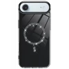 Newface Apple iPhone 17 Air Live Diamond Magsafe Kapak - Siyah