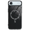 Newface Apple iPhone 17 Air Live Diamond Magsafe Kapak - Siyah