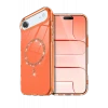Newface Apple iPhone 17 Air Live Diamond Magsafe Kapak - Turuncu