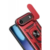 Newface Apple iPhone 17 Air Pars Lens Yüzüklü Silikon - Kırmızı