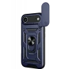 Newface Apple iPhone 17 Air Pars Lens Yüzüklü Silikon - Lacivert