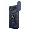 Newface Apple iPhone 17 Air Pars Lens Yüzüklü Silikon - Lacivert