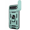 Newface Apple iPhone 17 Air Pars Lens Yüzüklü Silikon - Yeşil
