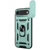 Newface Apple iPhone 17 Air Pars Lens Yüzüklü Silikon - Yeşil