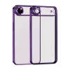 Newface Apple iPhone 17 Air Razer Lensli Silikon - Açık Mor