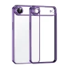 Newface Apple iPhone 17 Air Razer Lensli Silikon - Mor
