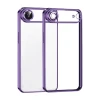 Newface Apple iPhone 17 Air Razer Lensli Silikon - Mor