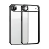 Newface Apple iPhone 17 Air Razer Lensli Silikon - Siyah