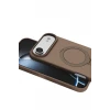 Newface Apple iPhone 17 Air Regal Magsafe Standlı Kapak - Çöl Titanyum