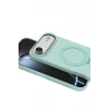 Newface Apple iPhone 17 Air Regal Magsafe Standlı Kapak - Su Yeşili