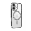 Newface Apple iPhone 17 Joke Simli Magneticsafe Kılıf - Gümüş