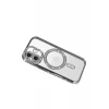 Newface Apple iPhone 17 Joke Simli Magneticsafe Kılıf - Gümüş