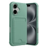 Newface Apple iPhone 17 Kelvin Kartvizitli Silikon - Açık Yeşil