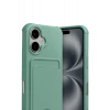 Newface Apple iPhone 17 Kelvin Kartvizitli Silikon - Açık Yeşil