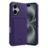 Newface Apple iPhone 17 Kelvin Kartvizitli Silikon - Derin Mor