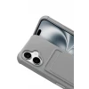 Newface Apple iPhone 17 Kelvin Kartvizitli Silikon - Gri
