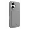 Newface Apple iPhone 17 Kelvin Kartvizitli Silikon - Gri