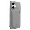 Newface Apple iPhone 17 Kelvin Kartvizitli Silikon - Gri