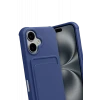 Newface Apple iPhone 17 Kelvin Kartvizitli Silikon - Lacivert