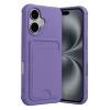 Newface Apple iPhone 17 Kelvin Kartvizitli Silikon - Lila