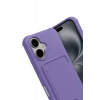 Newface Apple iPhone 17 Kelvin Kartvizitli Silikon - Lila