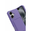 Newface Apple iPhone 17 Kelvin Kartvizitli Silikon - Lila