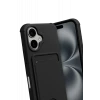 Newface Apple iPhone 17 Kelvin Kartvizitli Silikon - Siyah