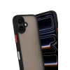 Newface Apple iPhone 17 Kılıf Montreal Silikon Kapak - Siyah