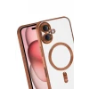 Newface Apple iPhone 17 Kross Magneticsafe Kapak - Turuncu