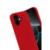 Newface Apple iPhone 17 Nano içi Kadife Silikon - Kırmızı