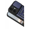 Newface Apple iPhone 17 Pars Lens Yüzüklü Silikon - Lacivert
