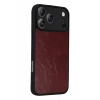 Newface Apple iPhone 17 Pro Aras Deri Kapak - Bordo