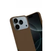Newface Apple iPhone 17 Pro First Silikon - Kahverengi