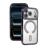 Newface Apple iPhone 17 Pro Joke Simli Magneticsafe Kılıf - Derin Mor