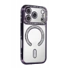 Newface Apple iPhone 17 Pro Joke Simli Magneticsafe Kılıf - Derin Mor