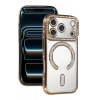 Newface Apple iPhone 17 Pro Joke Simli Magneticsafe Kılıf - Gold