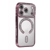 Newface Apple iPhone 17 Pro Joke Simli Magneticsafe Kılıf - Pembe