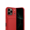 Newface Apple iPhone 17 Pro Kelvin Kartvizitli Silikon - Kırmızı