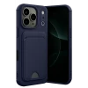 Newface Apple iPhone 17 Pro Kelvin Kartvizitli Silikon - Lacivert
