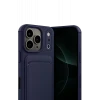 Newface Apple iPhone 17 Pro Kelvin Kartvizitli Silikon - Lacivert