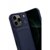 Newface Apple iPhone 17 Pro Kelvin Kartvizitli Silikon - Lacivert