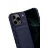 Newface Apple iPhone 17 Pro Kelvin Kartvizitli Silikon - Lacivert