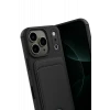Newface Apple iPhone 17 Pro Kelvin Kartvizitli Silikon - Siyah