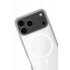 Newface Apple iPhone 17 Pro Kılıf Magneticsafe Şeffaf Silikon - Şeffaf