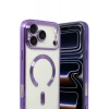 Newface Apple iPhone 17 Pro Kross Magneticsafe Kapak - Mor